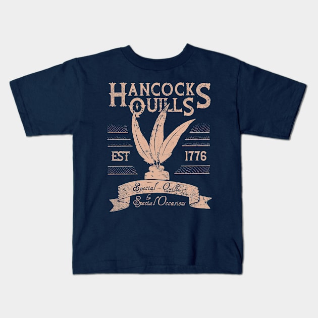 Hancocks Quills Kids T-Shirt by transformingegg